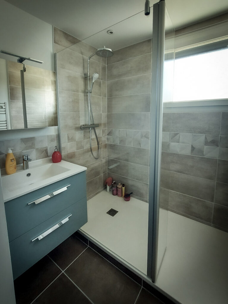 Une douche à l'italienne
